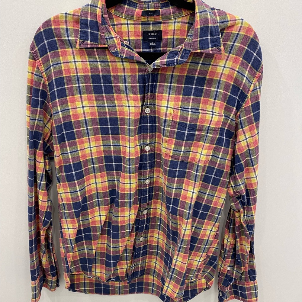 J Crew, long sleeve button up